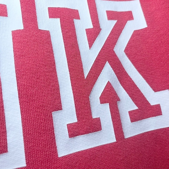 PINK Victoria's Secret Coral Pink Perfect Pullover Lightweight Sweatshirt - Picture 9 of 17